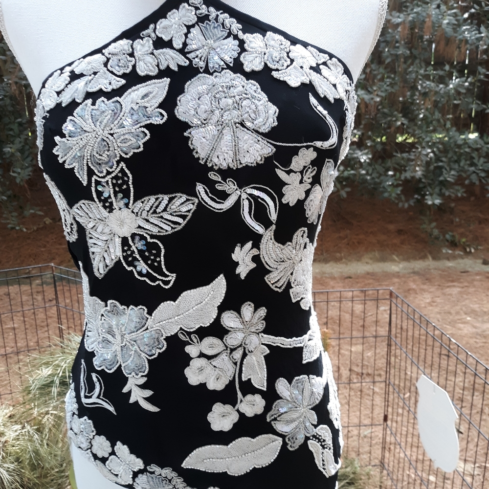 Scala Beaded Lined Top.